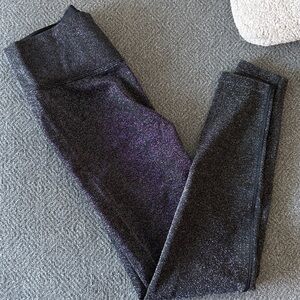 High rise seamless classic leggings (in shimmer)